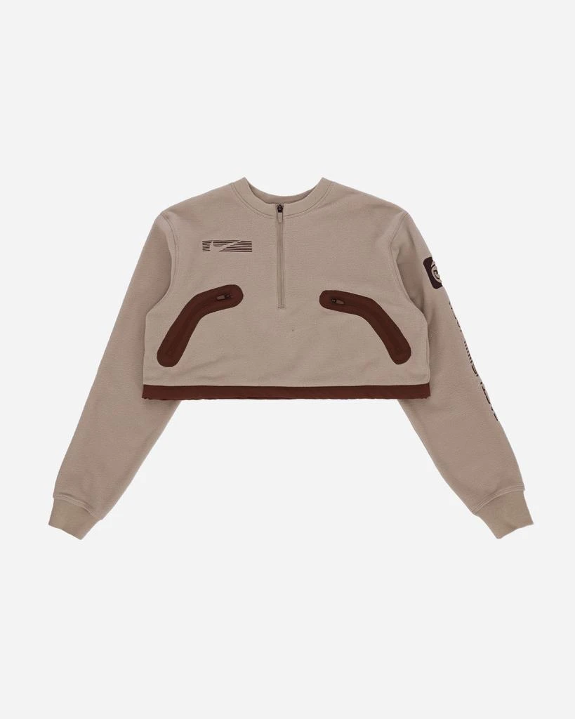 NIKE CACT.US CORP WMNS Crewneck Sweatshirt Brown 1