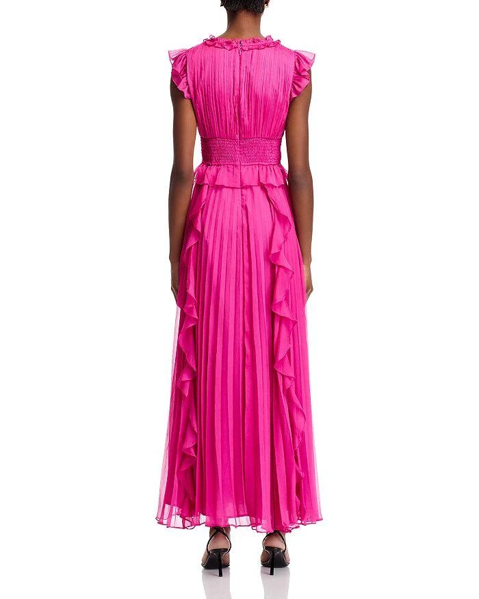 AQUA Flutter Maxi Dress - Exclusive 3