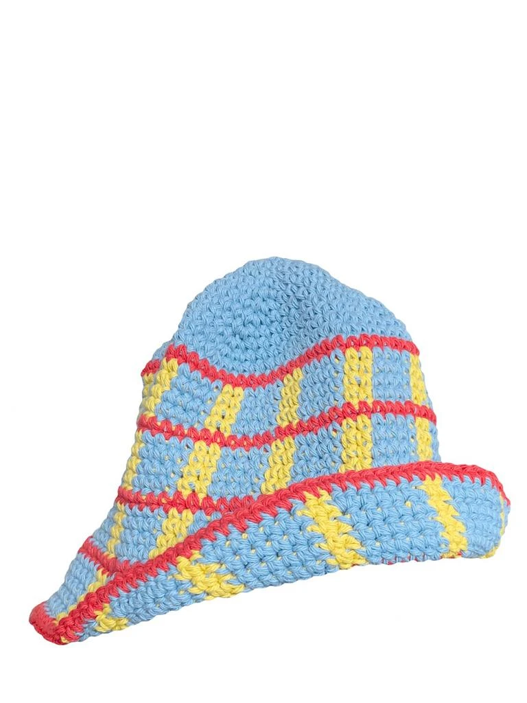 MEMORIAL DAY Plaid Crochet Bucket Hat 2