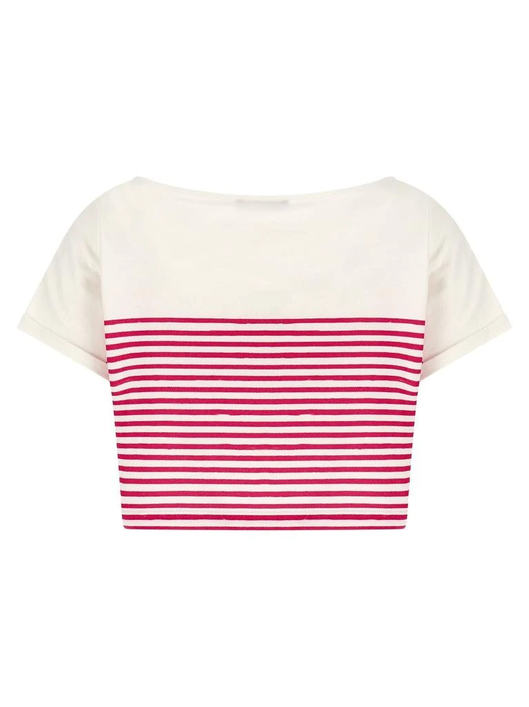 Balmain Balmain Mariniere Cropped T-Shirt 2