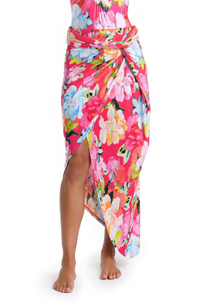 Sunshine 79 Floral Convertible Faux Wrap