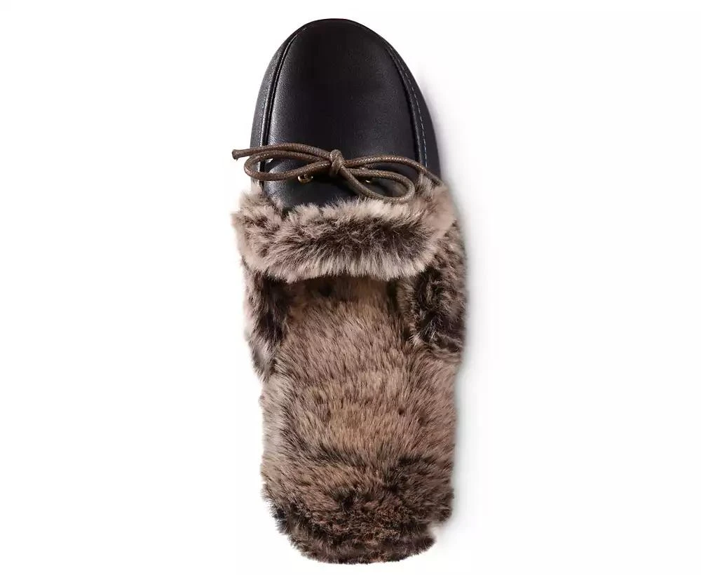 Isotoner Signature Women's Faux Leather Vivienne Scuff Slippers 4