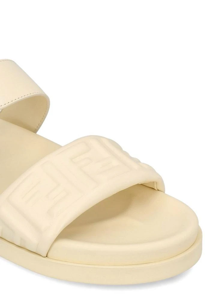 Fendi Fendi Feel FF Embossed Double Band Sandals 4