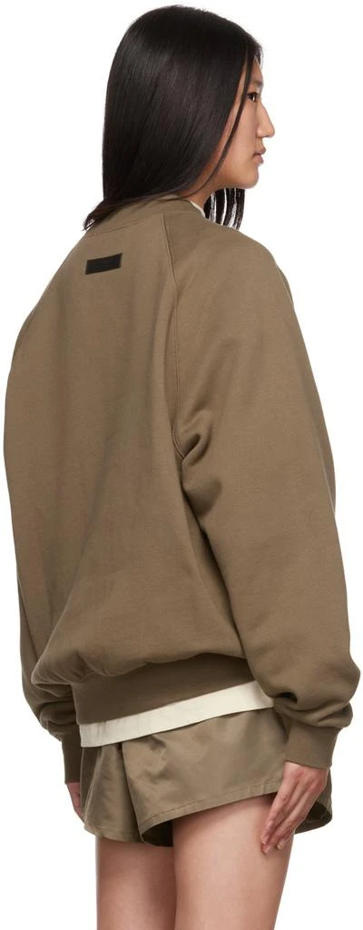 Fear of God ESSENTIALS Brown Crewneck Sweatshirt 3