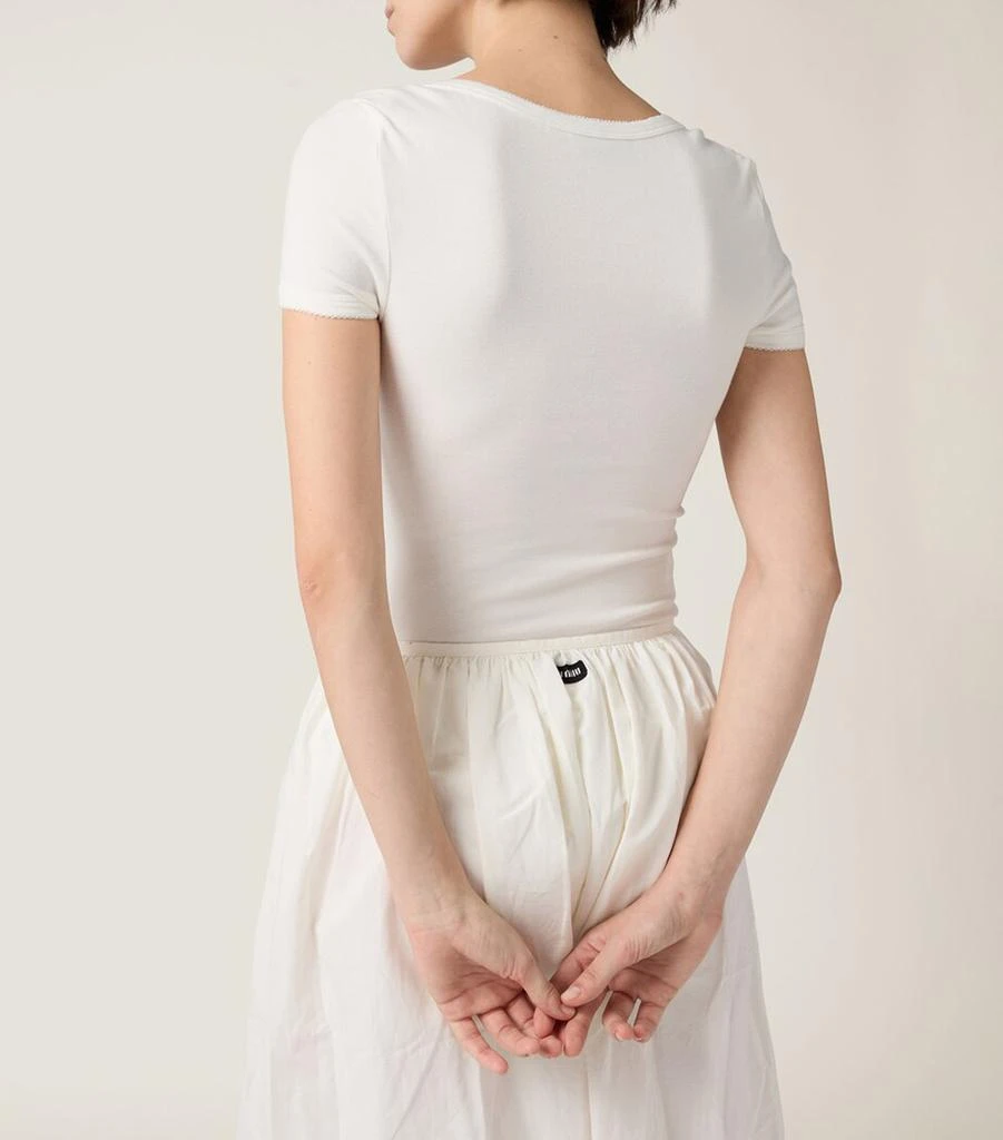 Miu Miu x Petit Bateau Slim Logo Bodysuit 3