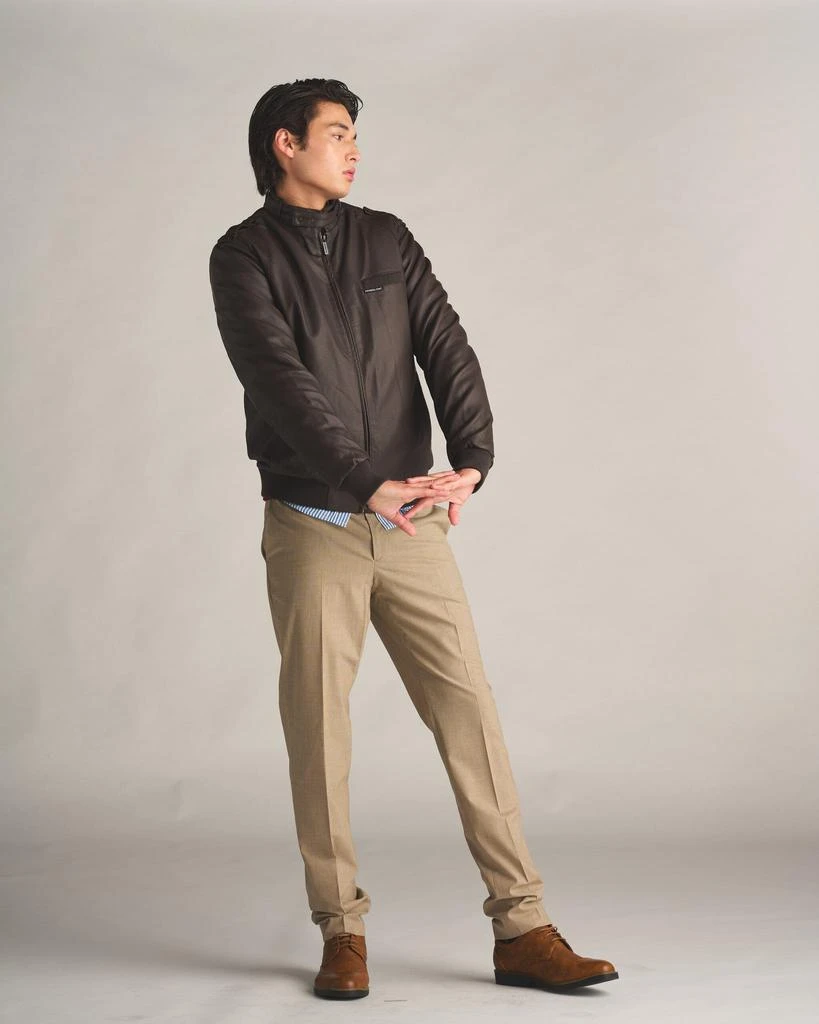 Members Only Men's Faux Leather Iconic Racer Jacket 2