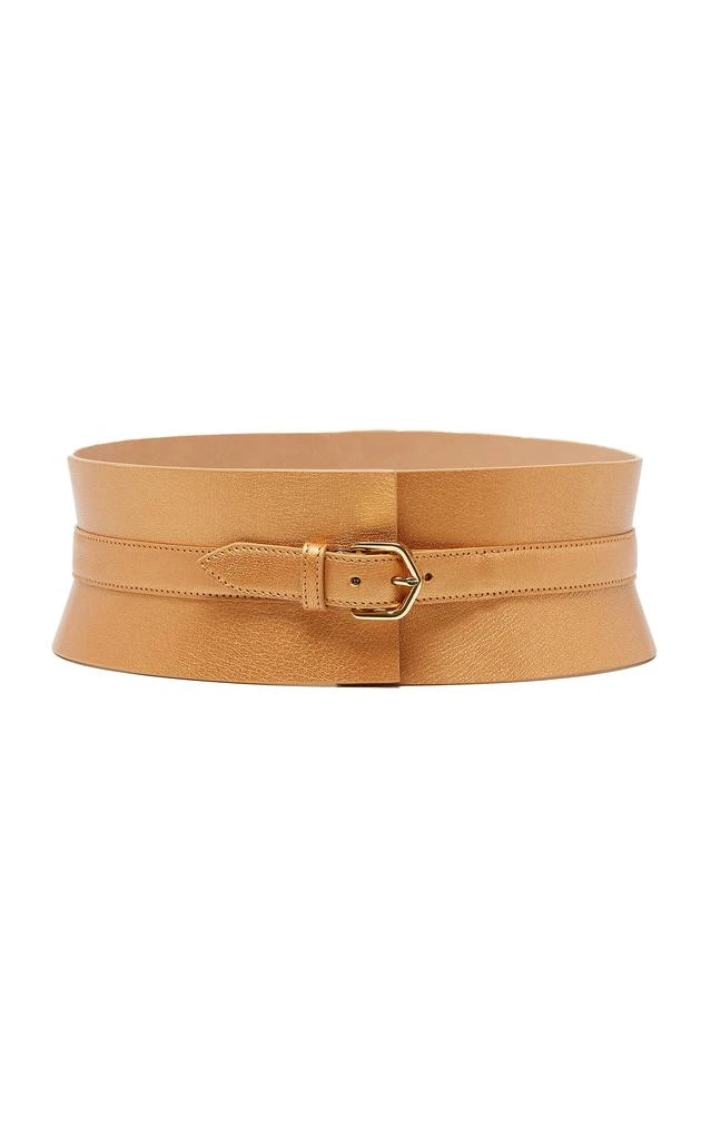 Alaïa ALAÏA - Neo Leather Bustier Belt - Brown - 75 cm - Moda Operandi 1