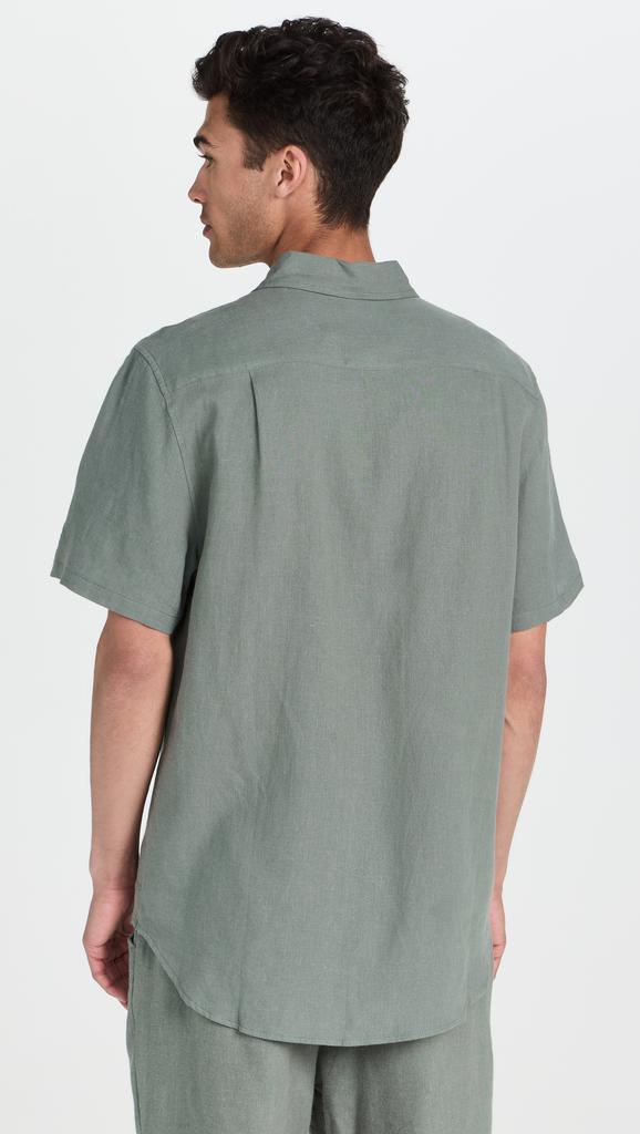 Onia Standard Short Sleeve Linen Shirt