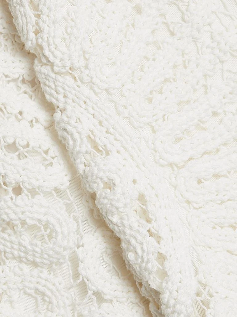 SIMKHAI Lorelai Crocheted Crewneck Midi-Dress 7