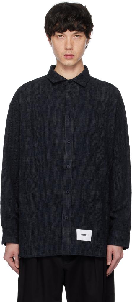 Wtaps Navy Check Shirt