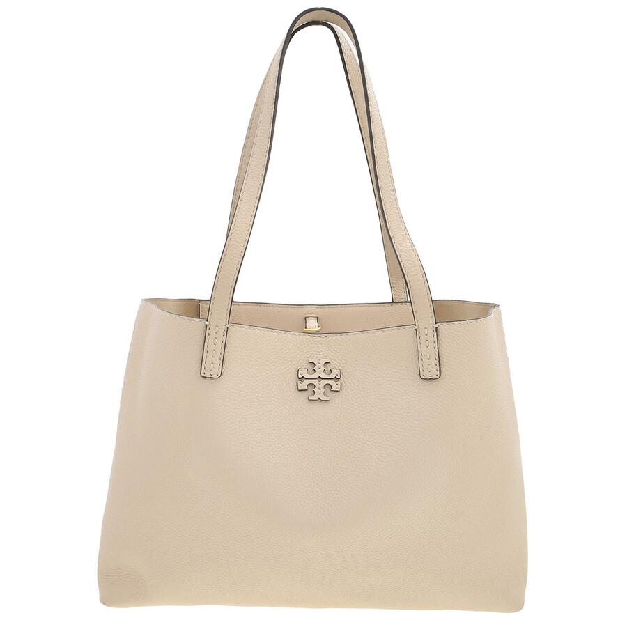 Tory Burch Small Mcgraw Leather Tote Bag
