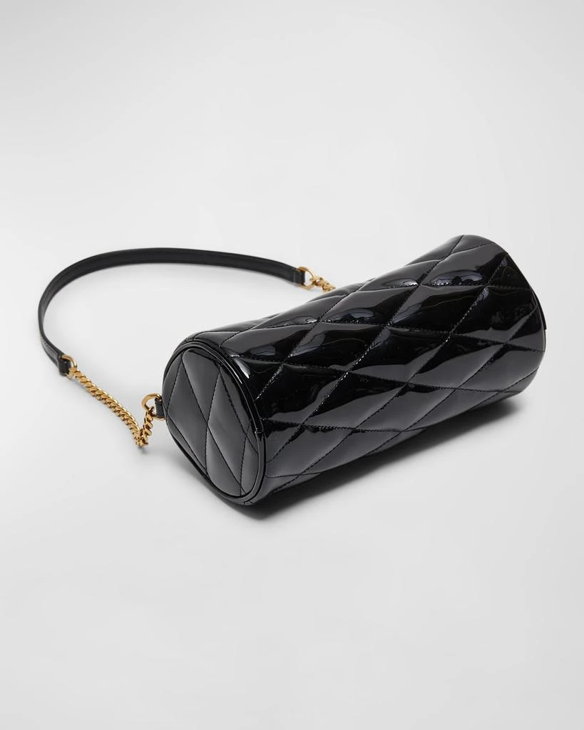 Yves Saint Laurent Sade Mini YSL Tube Shoulder Bag in Quilted Patent Leather 7