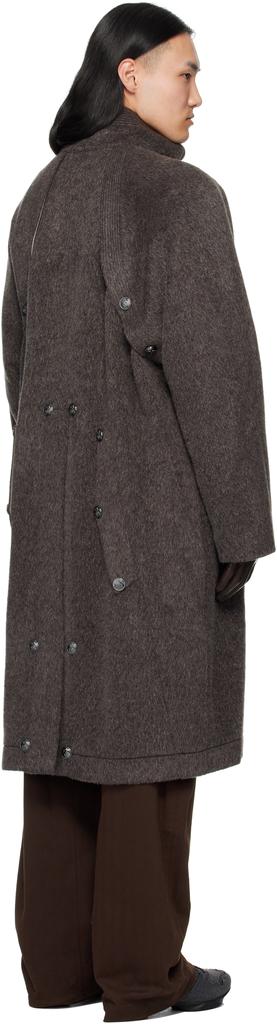Kiko Kostadinov Gray Kormos Military Coat - Coats - Compare Prices