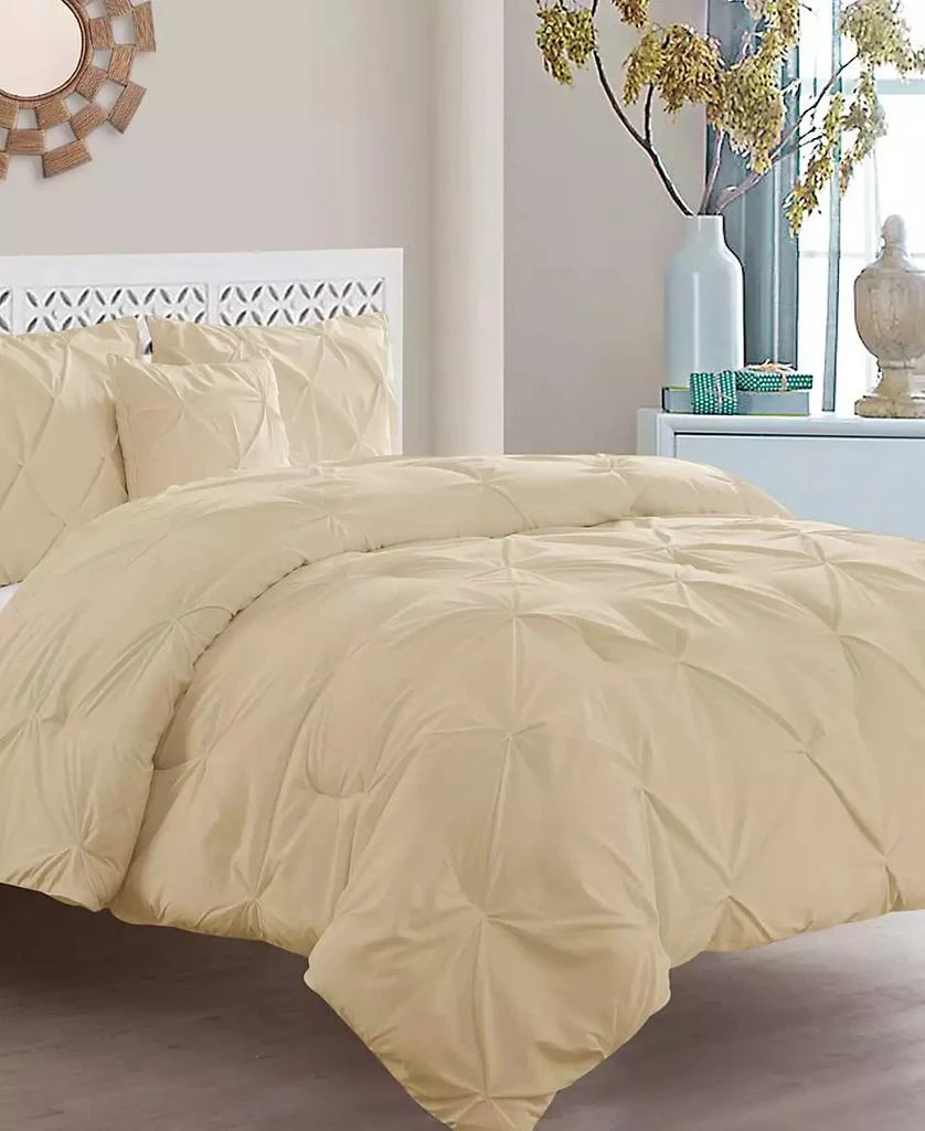 VCNY Home CLOSEOUT! Carmen Pintuck 4 Piece Comforter Set 3