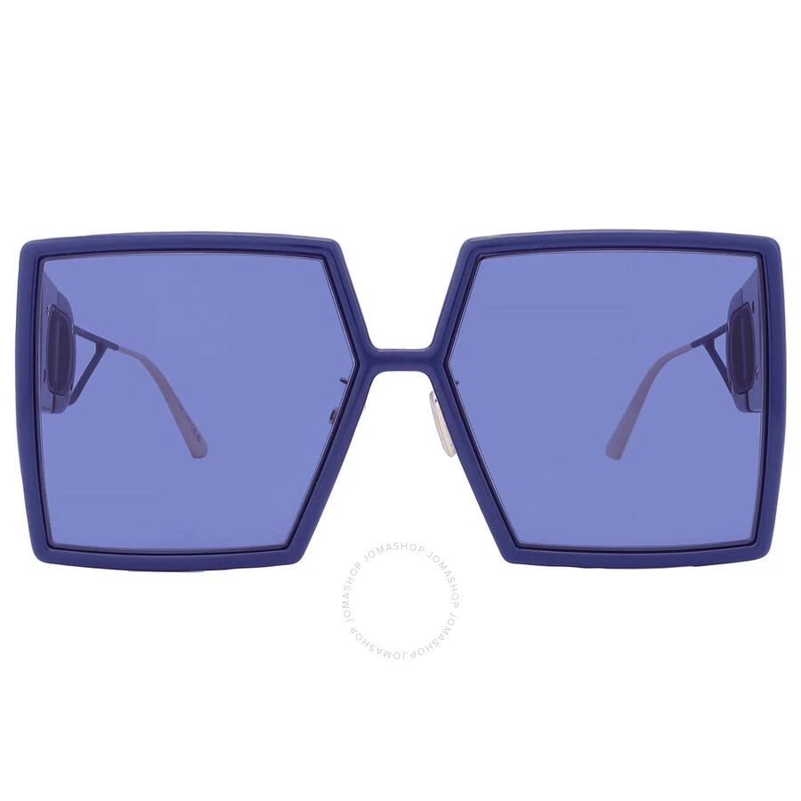 Dior 30MONTAIGNE SU Blue Square Ladies Sunglasses CD40030U 30B0 58 1