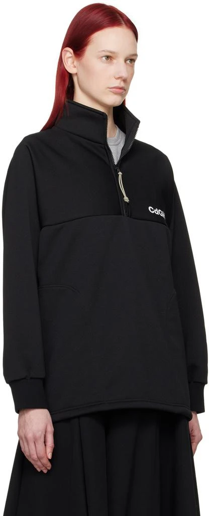 Comme des Garcons Black Half-Zip Sweatshirt 2