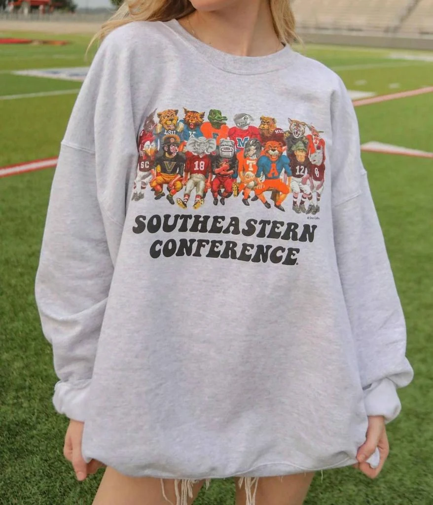 CHARLIE SOUTHERN Sec Family Sweatshirt In Grey 1