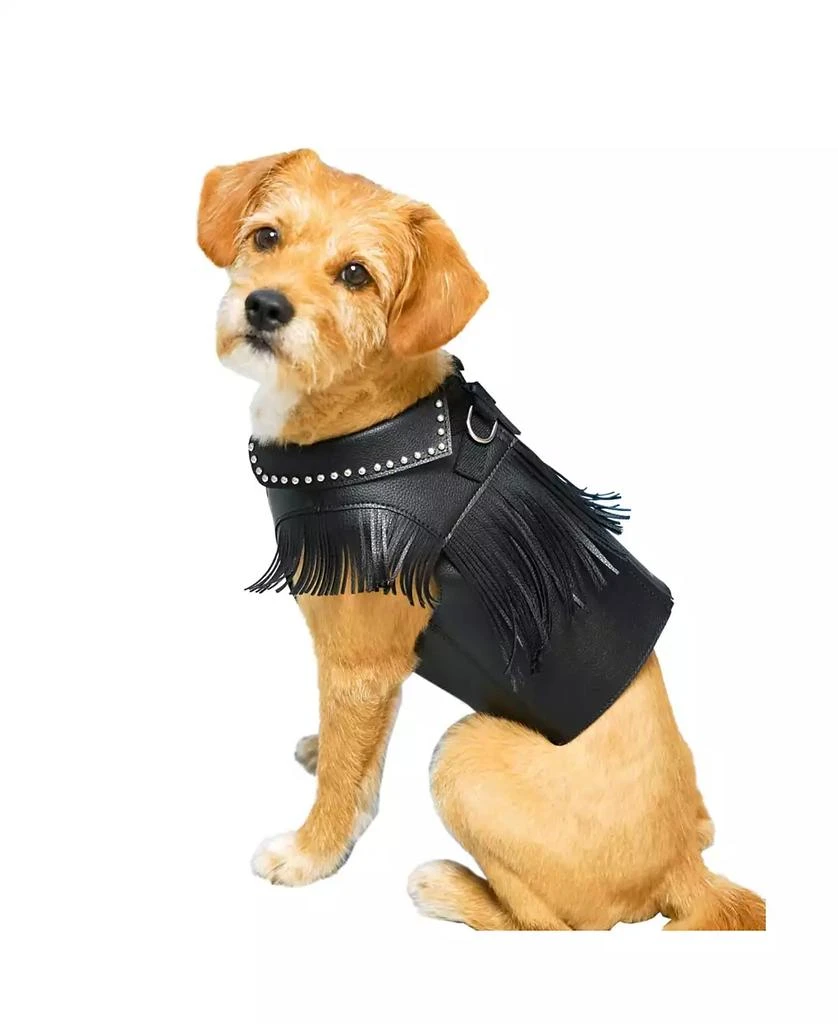 Blueberry Pet Silver-Powered Freshness Microfiber Leather Dog Harness Jacket 5