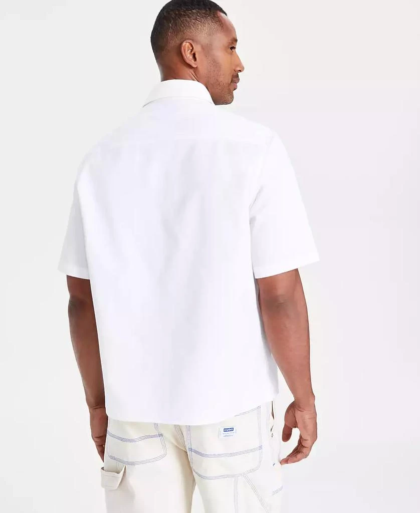 Hugo Boss Men's Loose-Fit Button-Down Twill Shirt 3