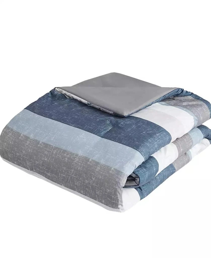 Madison Park Essentials Jaxon Wide Stripe 7-Pc. Comforter Set, California 4