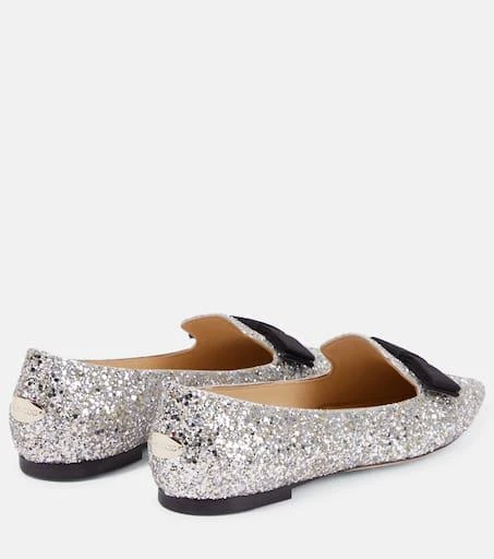 Jimmy Choo Gala glitter ballet flats 3