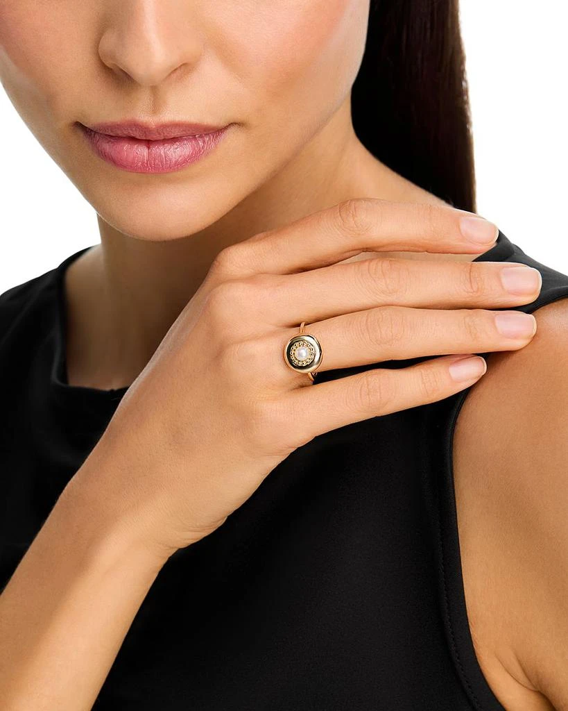 Bloomingdale
s Fine Collection Bloomingdales Fine Collection Freshwater Pearl Solitaire Ring in 14K Yellow Gold 2