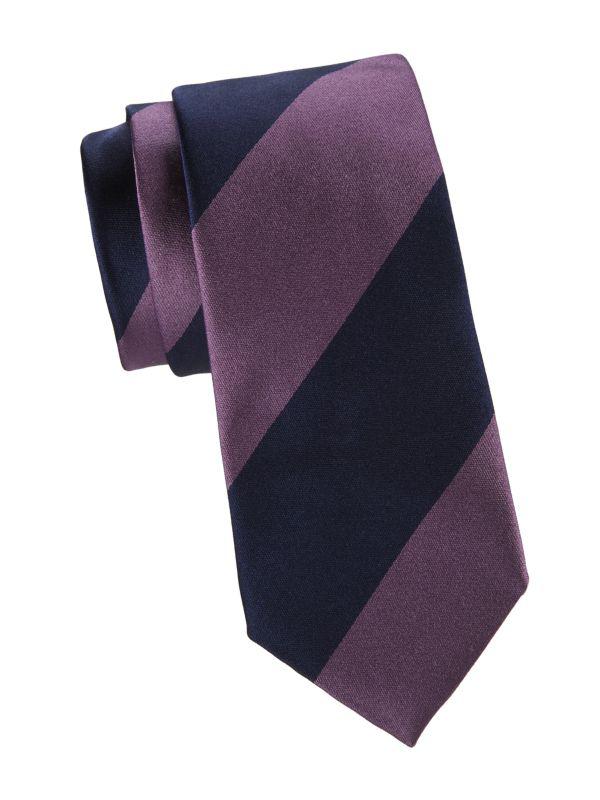 Brunello Cucinelli Regimental Striped Silk Tie