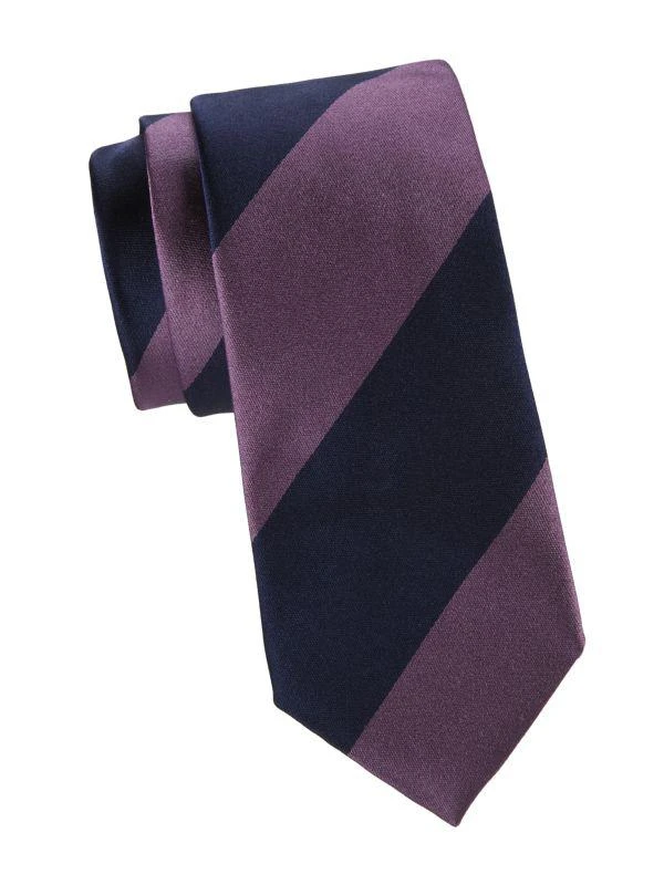Brunello Cucinelli Regimental Striped Silk Tie 1