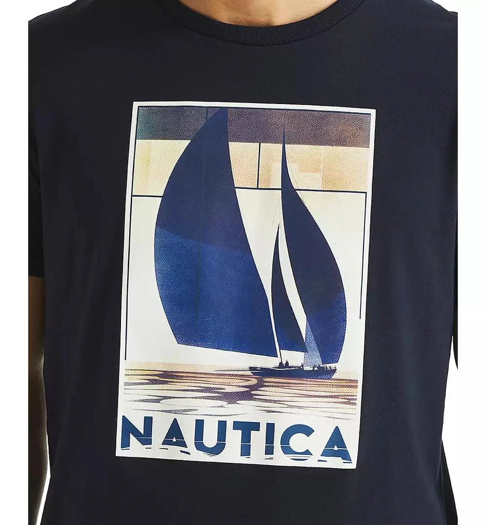 Nautica Men's Short Sleeve Crewneck Sailboat Graphic T-Shirt 3