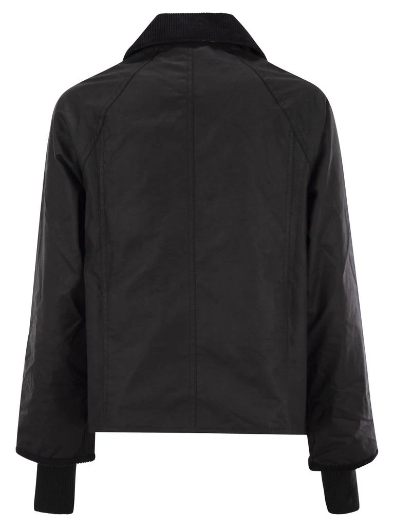 Barbour Beadnell Waxed Jacket With Crop Cut 2