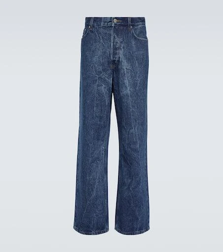 Dries Van Noten Marble-wash wide-leg jeans 1