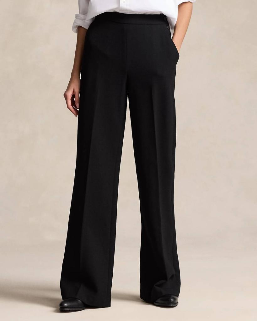 Ralph Lauren Polo Ralph Lauren - Wool Crepe Wide-Leg Pant