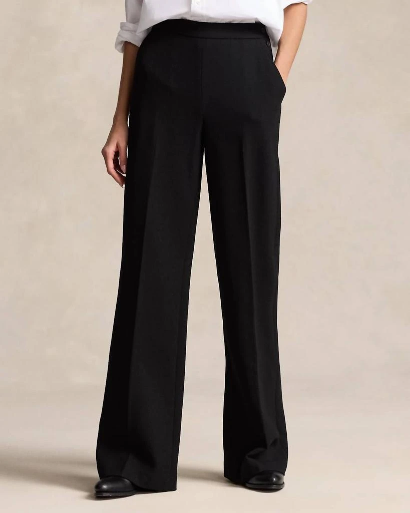 Ralph Lauren Polo Ralph Lauren - Wool Crepe Wide-Leg Pant 1
