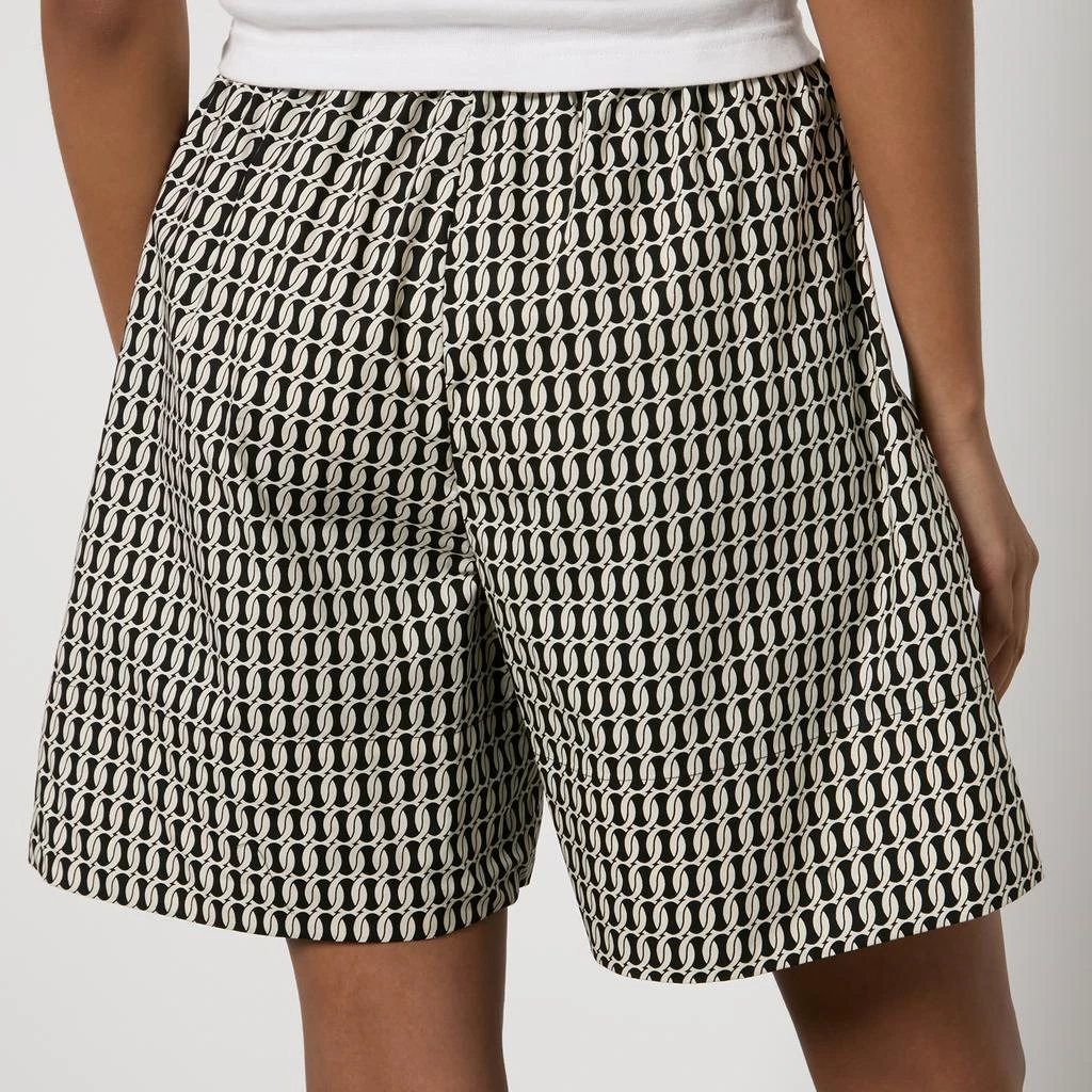 By Malene Birger Siona Organic Cotton Monogram Shorts 2