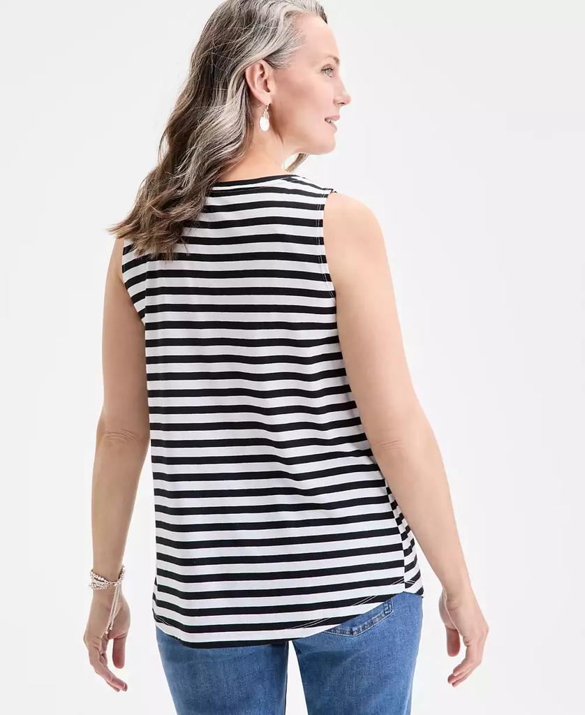 Style & Co Women's Printed V-Neck Tank, Exclusively at Macy's