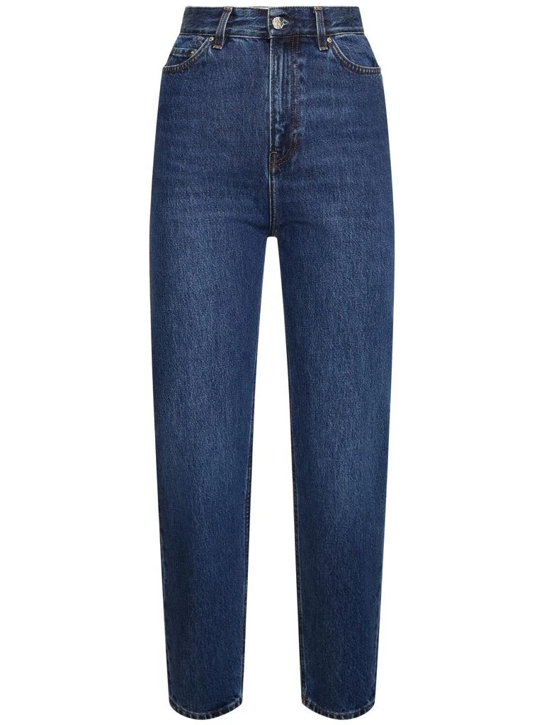Totême High Rise Tapered Organic Cotton Jeans 1