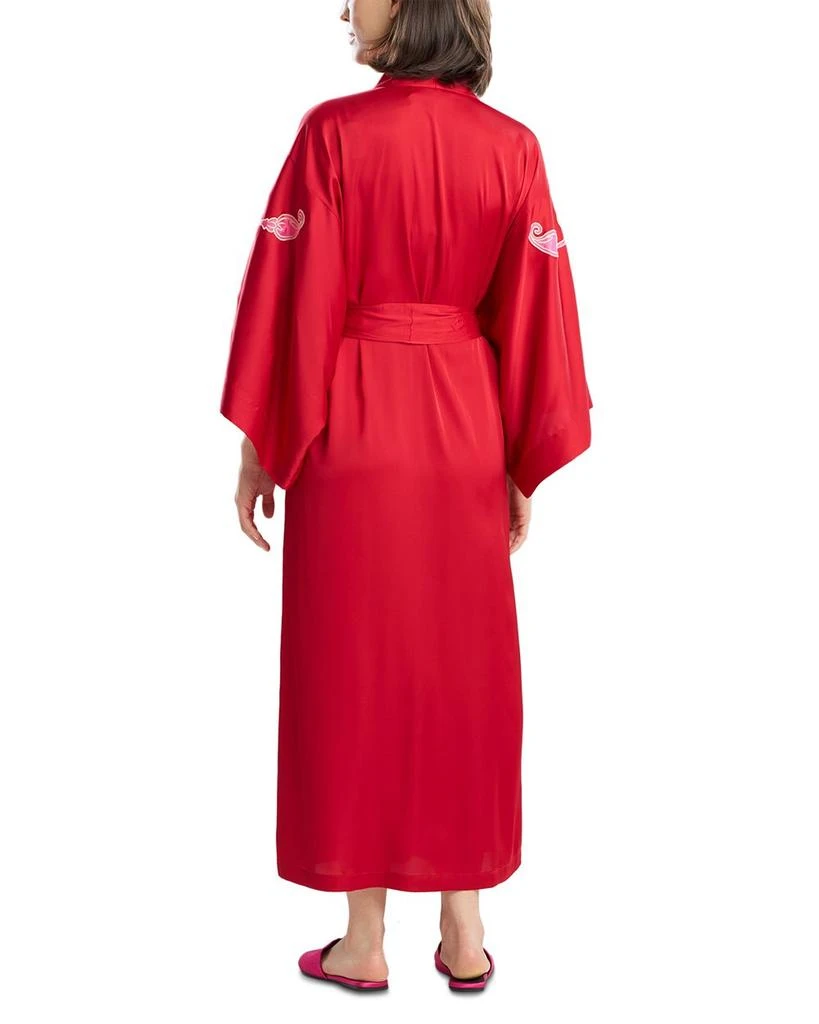 Natori Satin Essentials Kimono Sleeve Wrap Robe 2