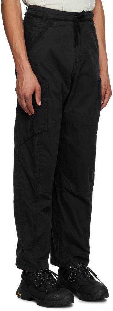 Shop Black Pleated Cargo Pants on Sale at BeyondStyle – Get 10