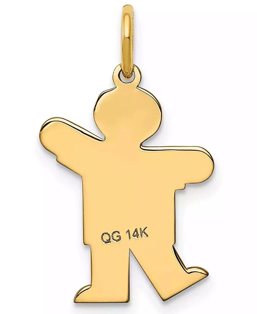 Macy
s Boy Charm Pendant in 14k Gold 3