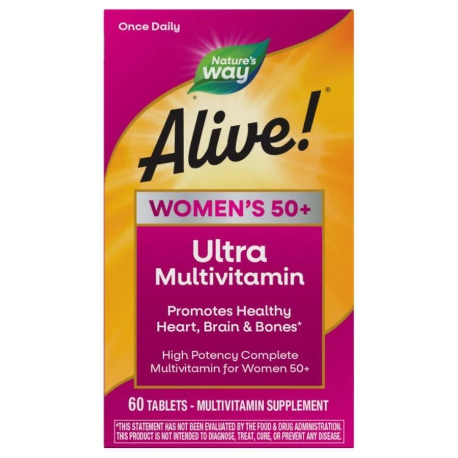 Nature's Way Once Daily Women's 50+ Ultra Potency Multivitamin Tablets 3