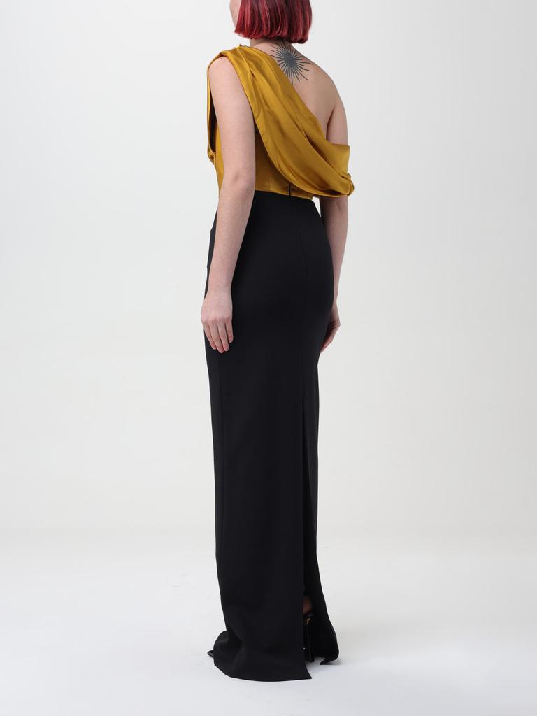 SOLACE LONDON Solace London Kara dress with draped panel
