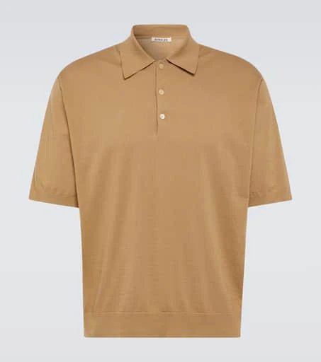 AURALEE Cotton polo shirt 1