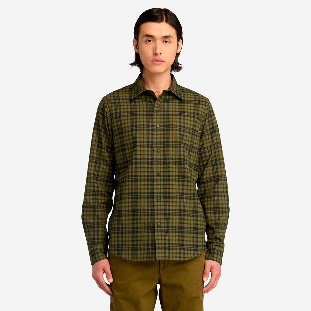 Timberland Men's Herringbone Flannel Plaid Shirt 5