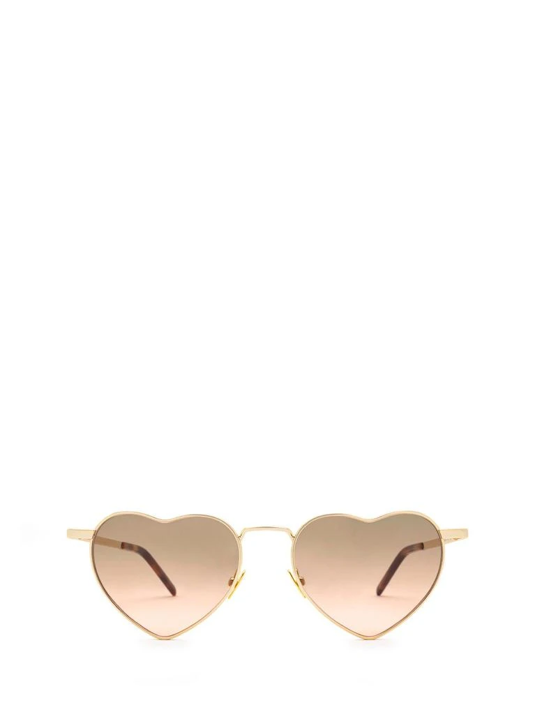 Saint Laurent Lulu Heart-Frame Sunglasses Saint Laurent Black Heart-Shaped Sunglasses | Hypebae main image 3