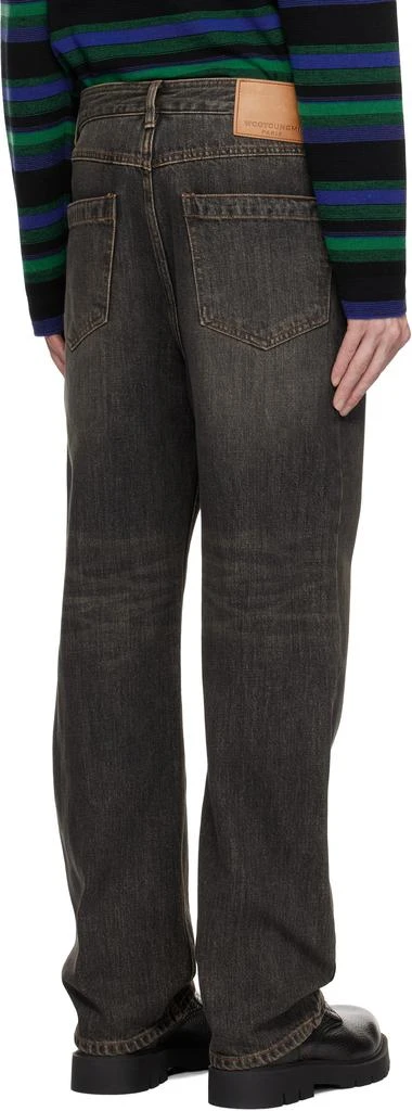 Wooyoungmi Gray New Straight Jeans 3