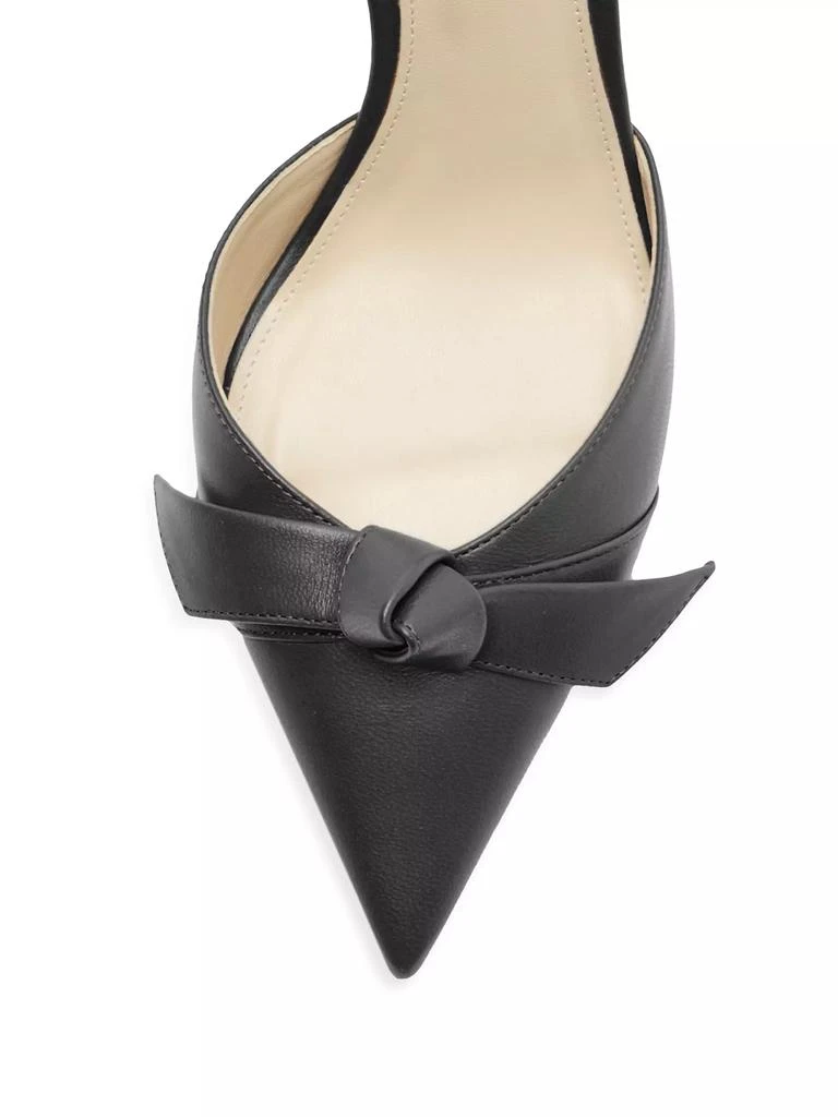 Alexandre Birman Clarita Bell 85MM Leather Slingback Pumps 5