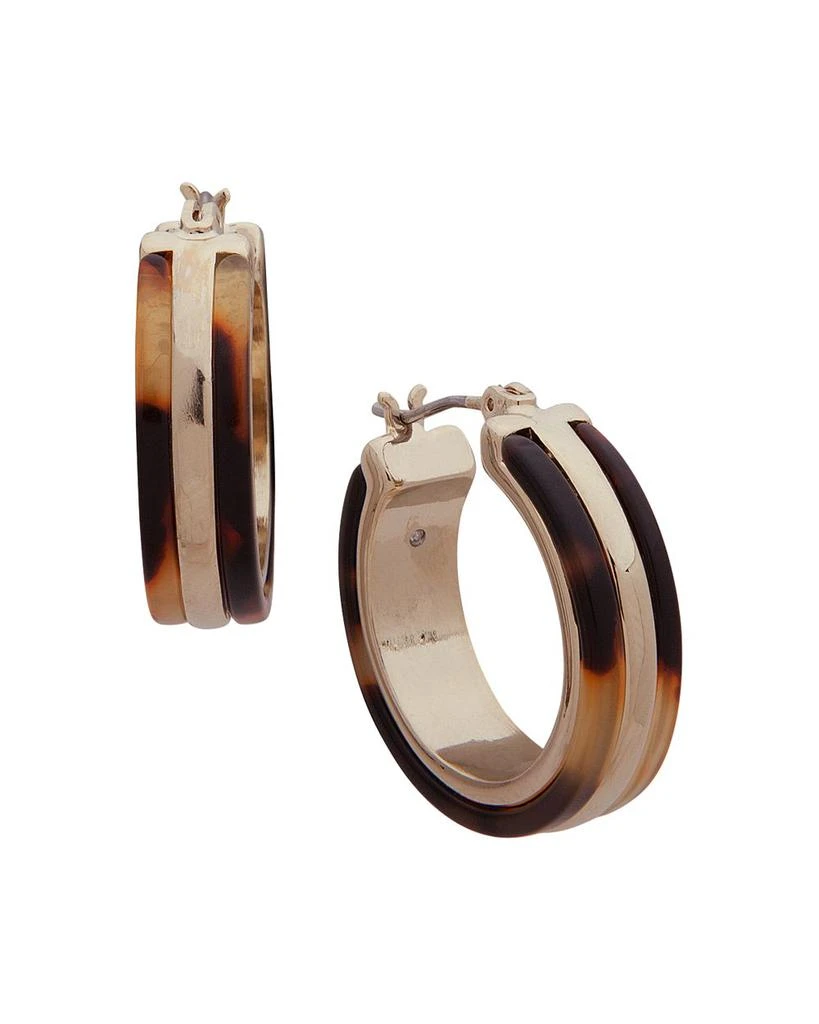 Ralph Lauren Lauren Tortoise Hoop Earrings 1