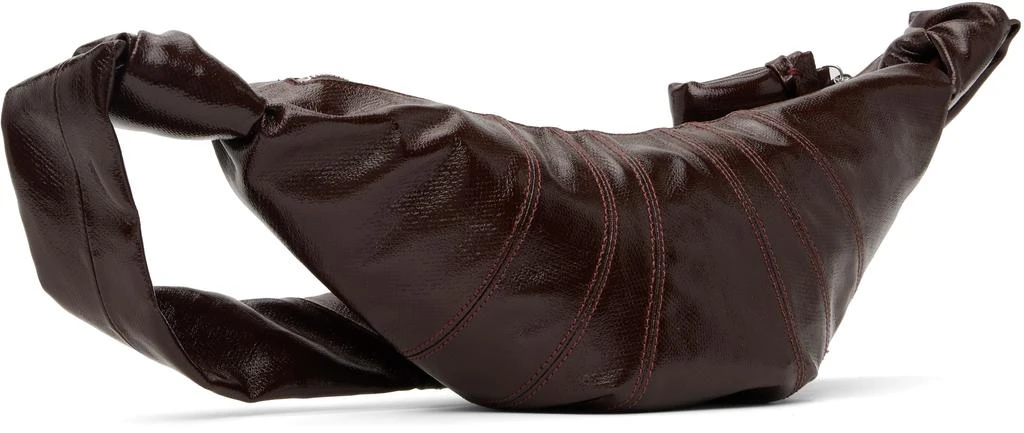 Lemaire Burgundy Small Croissant Bag 3