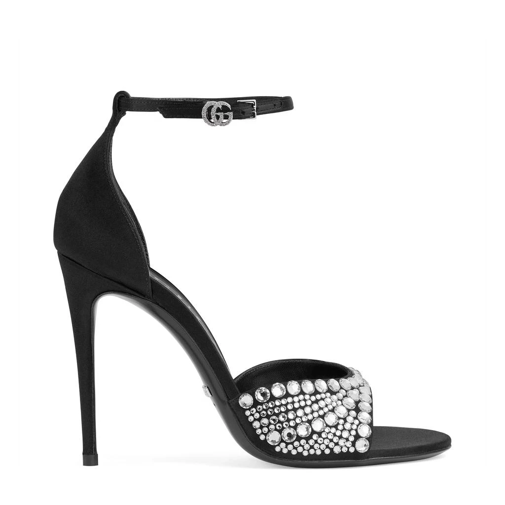 Gucci Women's High Heel Sandals With Crystals 1