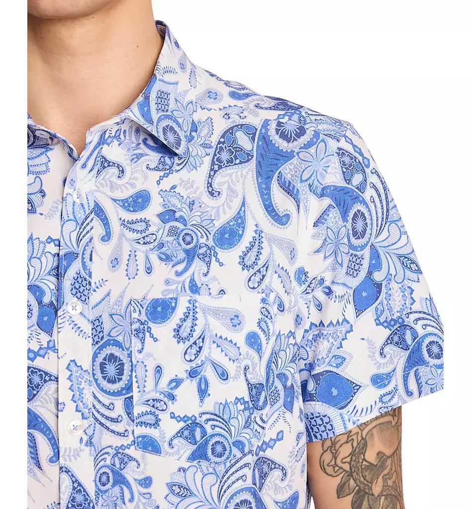 Paisley & Gray Men's Gilby Floral Swim Shirt
